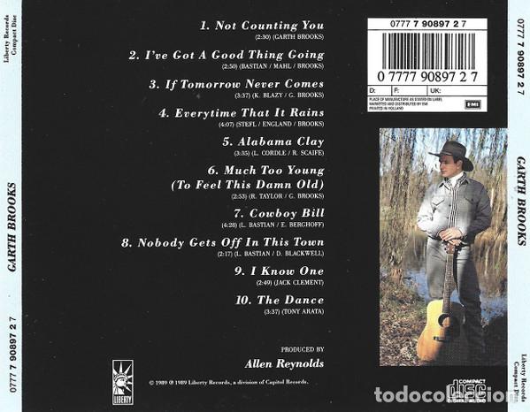 CDs de m&uacute;sica: GARTH BROOKS - GARTH BROOKS - CD - Foto 2