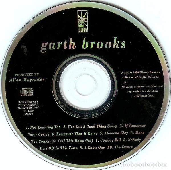 CDs de m&uacute;sica: GARTH BROOKS - GARTH BROOKS - CD - Foto 3