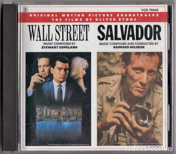 CDs de m&uacute;sica: STEWART COPELAND, GEORGES DELERUE - WALL STREET / SALVADOR (ORIGINAL MOTION PICTURE SOUNDTRACKS) - C