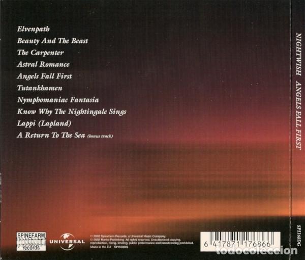 CDs de m&uacute;sica: NIGHTWISH - ANGELS FALL FIRST - CD - Foto 2