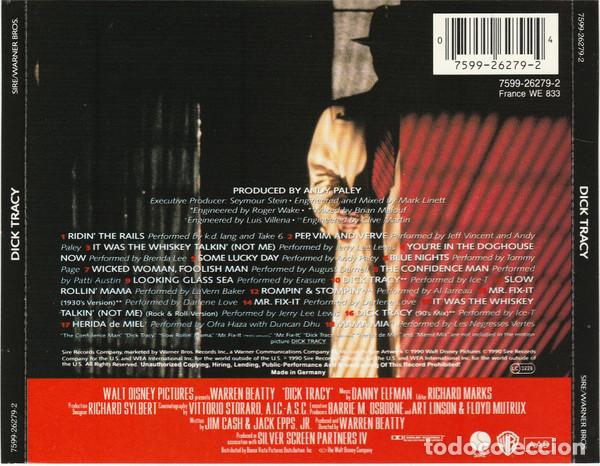 CDs de m&uacute;sica: VARIOS - DICK TRACY - CD - Foto 2