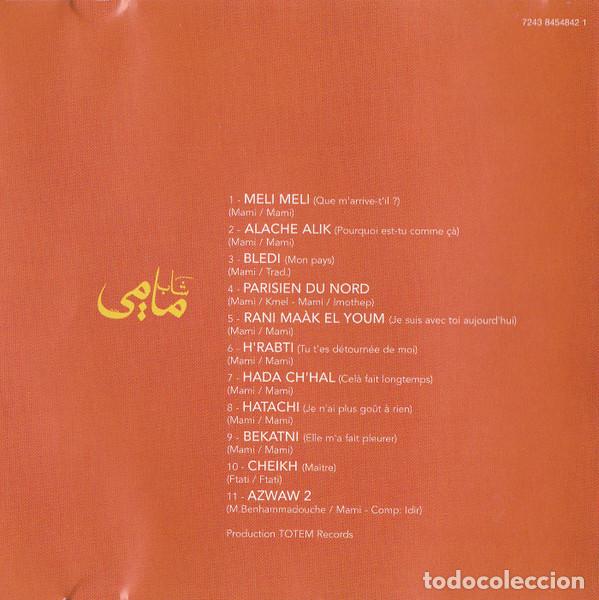 CDs de m&uacute;sica: CHEB MAMI - MELI MELI - CD - Foto 2