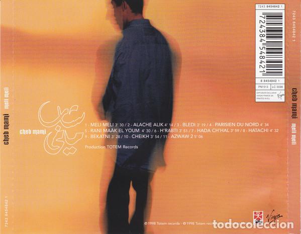CDs de m&uacute;sica: CHEB MAMI - MELI MELI - CD - Foto 3