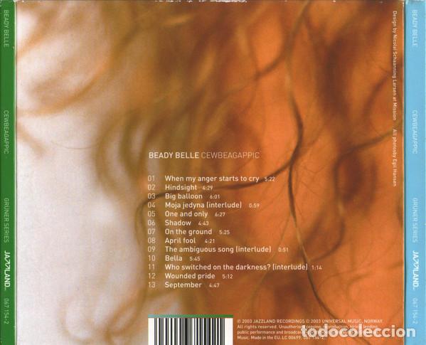 CDs de m&uacute;sica: BEADY BELLE - CEWBEAGAPPIC - CD - Foto 2