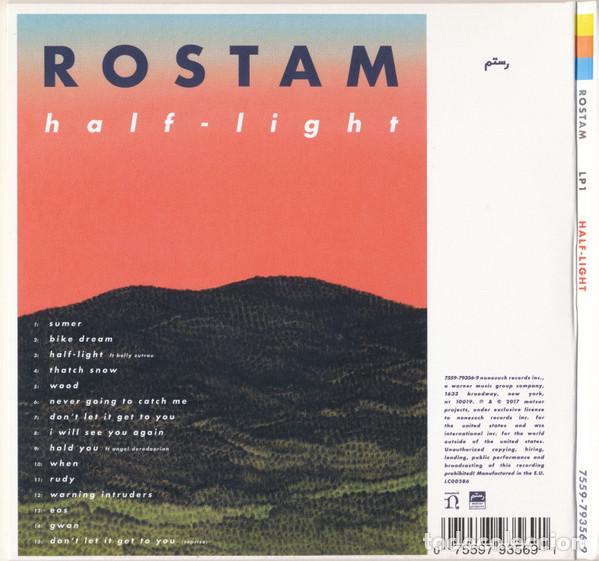 CDs de m&uacute;sica: ROSTAM - HALF-LIGHT - CD - Foto 2