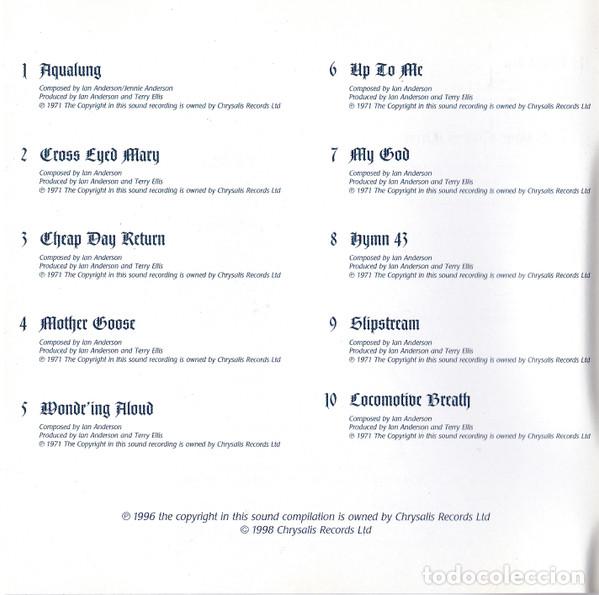 CDs de m&uacute;sica: JETHRO TULL - AQUALUNG - CD - Foto 5