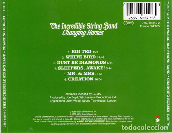 CDs de m&uacute;sica: THE INCREDIBLE STRING BAND - CHANGING HORSES - CD - Foto 2