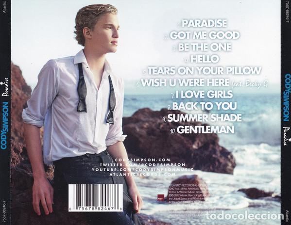 CDs de m&uacute;sica: CODY SIMPSON - PARADISE - CD - Foto 2