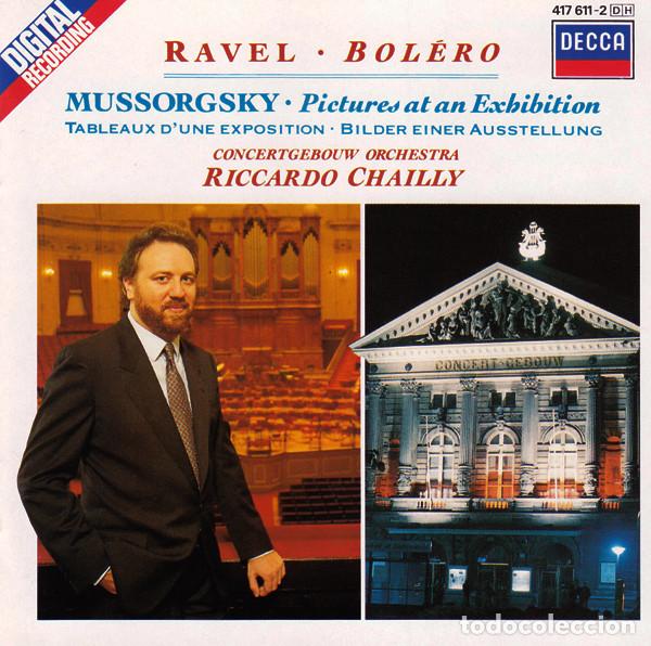 CDs de m&uacute;sica: MAURICE RAVEL Y OTROS - BOL&Eacute;RO / PICTURES AT AN EXHIBITION - CD