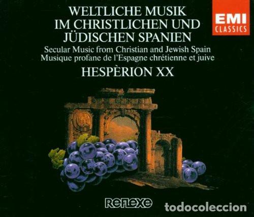 CDs de m&uacute;sica: HESP&Egrave;RION XX - WELTLICHE MUSIK IM CHRISTLICHEN UND J&Uuml;DISCHEN SPANIEN - 2 CD