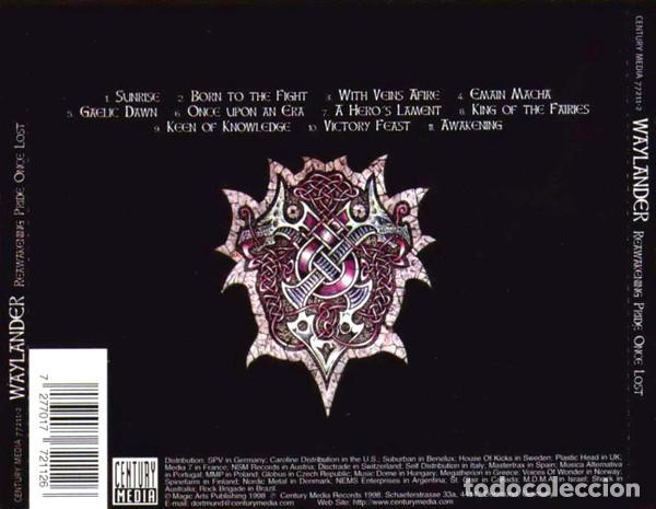 CDs de m&uacute;sica: WAYLANDER - REAWAKENING PRIDE ONCE LOST - CD - Foto 2