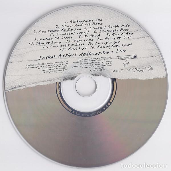 CDs de m&uacute;sica: JOSEPH ARTHUR - REDEMPTIONS SON - CD - Foto 3