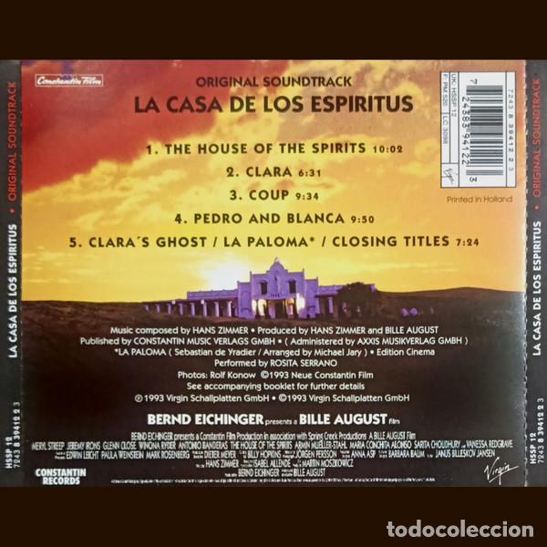 CDs de m&uacute;sica: HANS ZIMMER - LA CASA DE LOS ESPIRITUS - CD - Foto 2