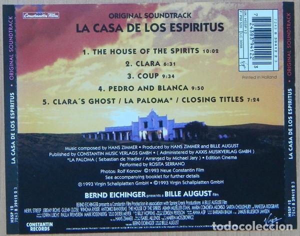 CDs de m&uacute;sica: HANS ZIMMER - LA CASA DE LOS ESPIRITUS - CD - Foto 6