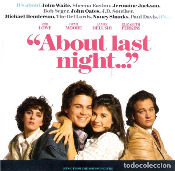 CDs de m&uacute;sica: VARIOS - &rdquo;ABOUT LAST NIGHT...&rdquo; - MUSIC FROM THE MOTION PICTURE - CD