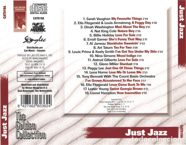 CDs de m&uacute;sica: VARIOS - JUST JAZZ - 2 CD - Foto 3