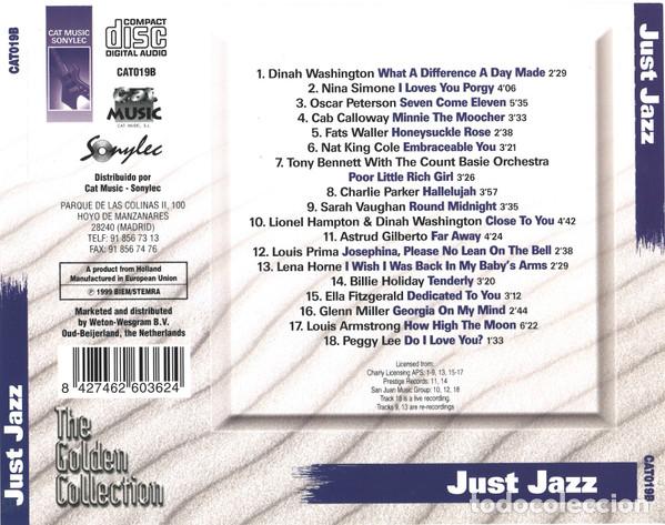 CDs de m&uacute;sica: VARIOS - JUST JAZZ - 2 CD - Foto 6