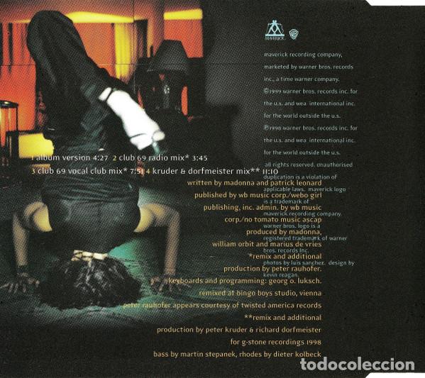 CDs de m&uacute;sica: MADONNA - NOTHING REALLY MATTERS - CD - Foto 4