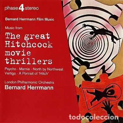 CDs de m&uacute;sica: BERNARD HERRMANN, LONDON PHILHARMONIC ORCHESTRA - MUSIC FROM THE GREAT HITCHCOCK MOVIE THRILLERS - C