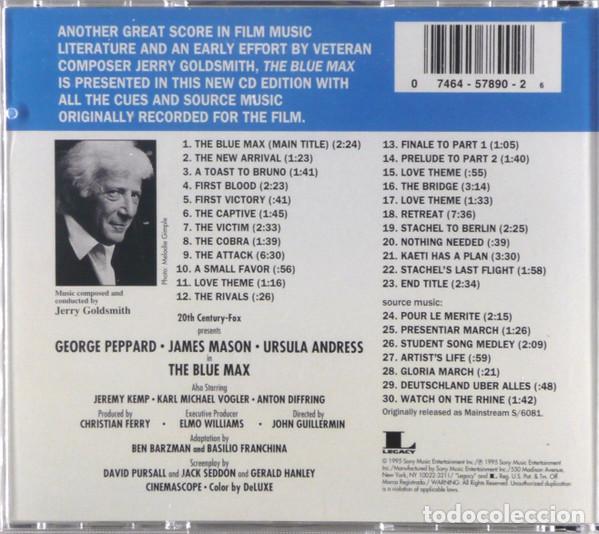 CDs de m&uacute;sica: JERRY GOLDSMITH - THE BLUE MAX - CD - Foto 2