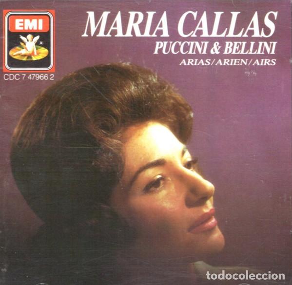 CDs de m&uacute;sica: MARIA CALLAS - PUCCINI & BELLINI ARIAS / ARIEN / AIRS - CD