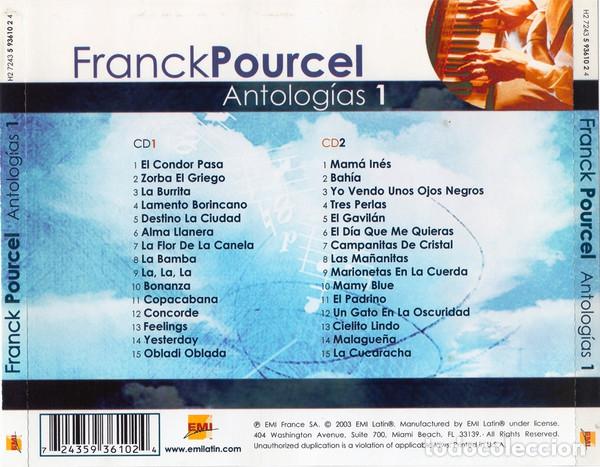 CDs de m&uacute;sica: FRANCK POURCEL - ANTOLOGIAS 1 - 2 CD - Foto 2