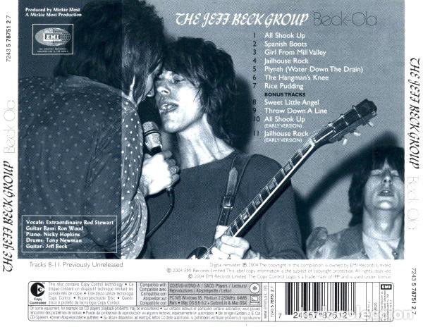 CDs de m&uacute;sica: JEFF BECK GROUP - BECK-OLA - CD - Foto 2