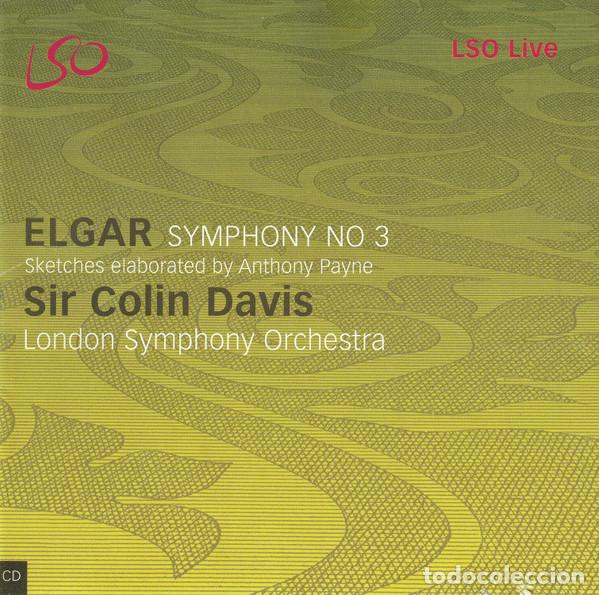 CDs de m&uacute;sica: SIR EDWARD ELGAR Y OTROS - SYMPHONY NO 3 - CD