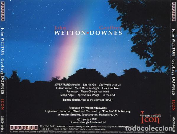 CDs de m&uacute;sica: WETTON/DOWNES - ICON - CD - Foto 4
