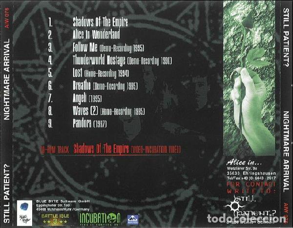 CDs de m&uacute;sica: STILL PATIENT? - NIGHTMARE ARRIVAL - CD - Foto 2