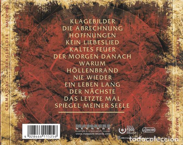 CDs de m&uacute;sica: CREMATORY - KLAGEBILDER (LIMITED BOX EDITION) - BOX CD - Foto 5