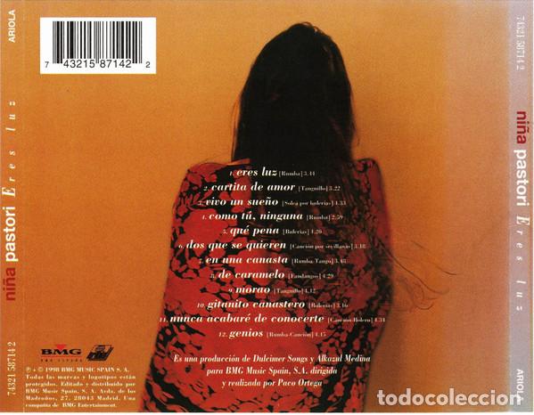 CDs de m&uacute;sica: NI&Ntilde;A PASTORI - ERES LUZ - CD - Foto 2