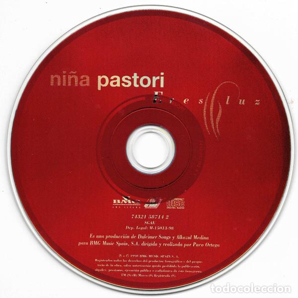 CDs de m&uacute;sica: NI&Ntilde;A PASTORI - ERES LUZ - CD - Foto 3