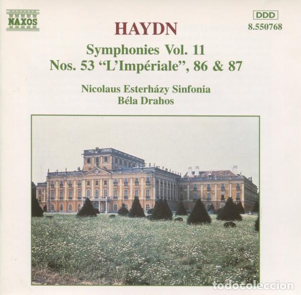 CDs de m&uacute;sica: JOSEPH HAYDN Y OTROS - SYMPHONIES VOL. 11 (NOS. 53 &rdquo;L'IMP&Eacute;RALE&rdquo;, 86 & 87) - CD