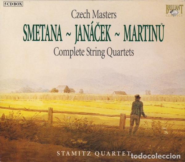 Music CDs: BEDŘICH SMETANA Y OTROS - CZECH MASTERS (COMPLETE STRING QUARTETS) - BOX CD