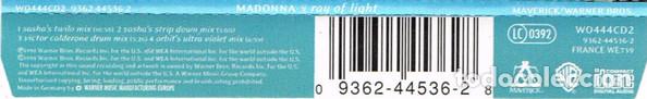 CDs de m&uacute;sica: MADONNA - RAY OF LIGHT - CD - Foto 3