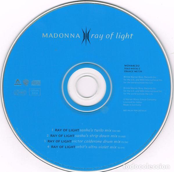 CDs de m&uacute;sica: MADONNA - RAY OF LIGHT - CD - Foto 4