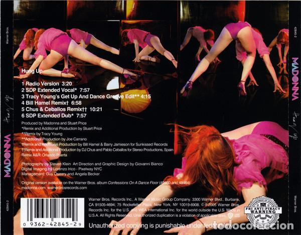 CDs de m&uacute;sica: MADONNA - HUNG UP - CD - Foto 2