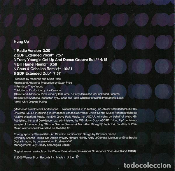 CDs de m&uacute;sica: MADONNA - HUNG UP - CD - Foto 5