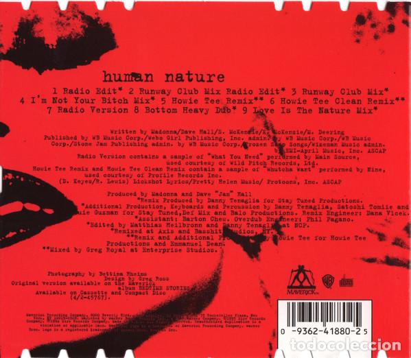 CDs de m&uacute;sica: MADONNA - HUMAN NATURE - CD - Foto 4
