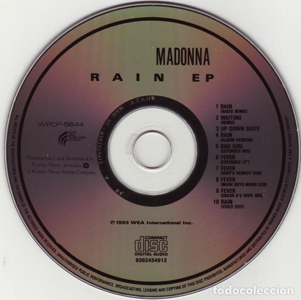 CDs de m&uacute;sica: MADONNA - RAIN EP - CD - Foto 4