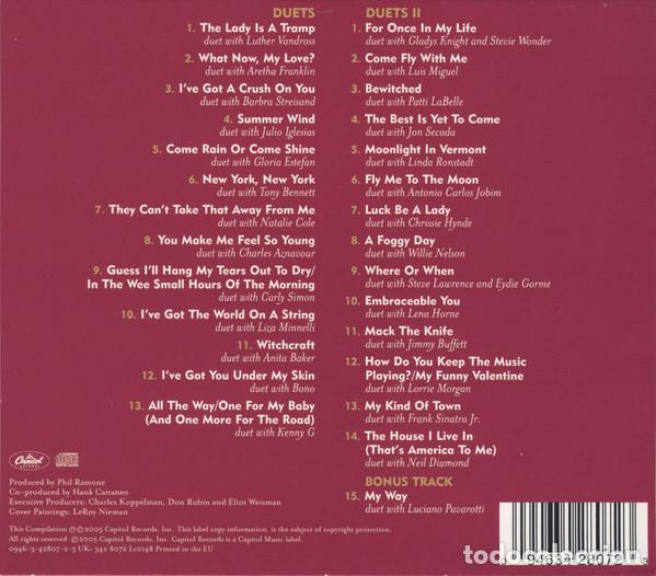 CDs de m&uacute;sica: FRANK SINATRA - DUETS AND DUETS II - CD - Foto 3