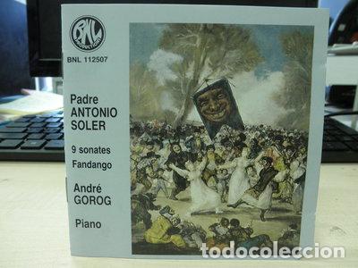 CDs de m&uacute;sica: Padre Antonio Soler: 9 Sonates / Fandango- 3298491125075