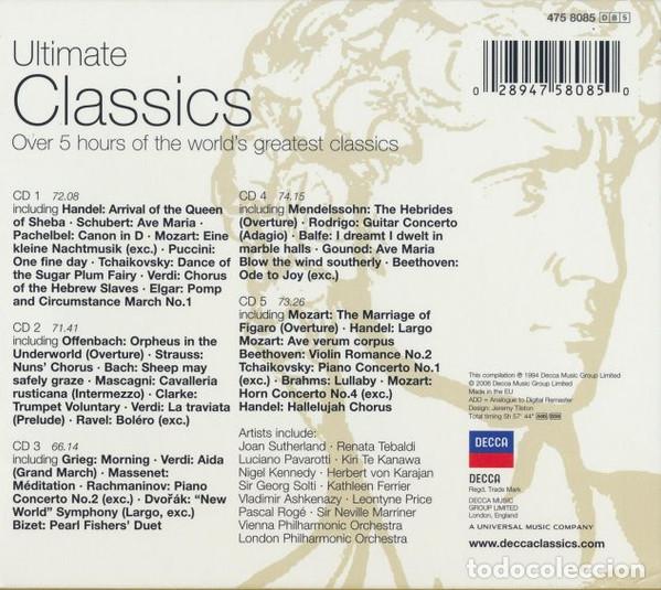 CDs de m&uacute;sica: VARIOS - ULTIMATE CLASSICS - BOX CD - Foto 2