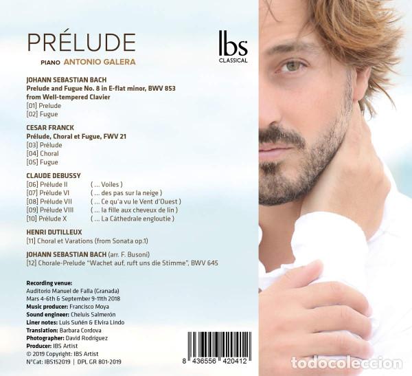 CDs de m&uacute;sica: ANTONIO GALERA - PR&Eacute;LUDE - CD - Foto 2