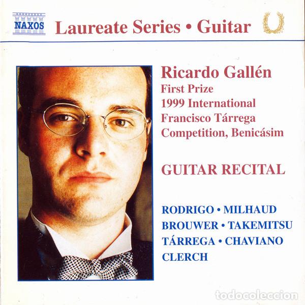 CDs de m&uacute;sica: RICARDO GALL&Eacute;N - GUITAR RECITAL - CD