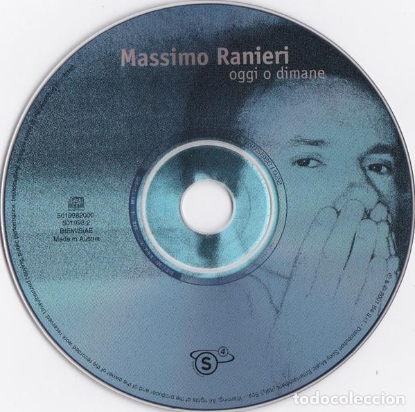 CDs de m&uacute;sica: MASSIMO RANIERI - OGGI O DIMANE - CD - Foto 3