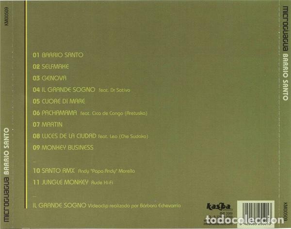 CDs de m&uacute;sica: MICROGUAGUA - BARRIO SANTO - CD - Foto 3