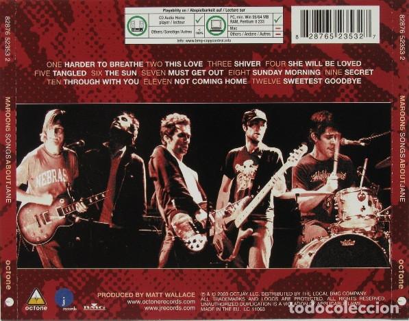 CDs de m&uacute;sica: MAROON 5 - SONGS ABOUT JANE - CD - Foto 4