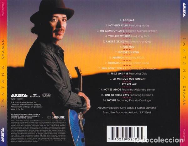 CDs de m&uacute;sica: SANTANA - SHAMAN - CD - Foto 2
